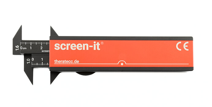 screen-it® - Ratiocheck der magische Messschieber bewegt sich im Verhälnis des goldenen Schnitts